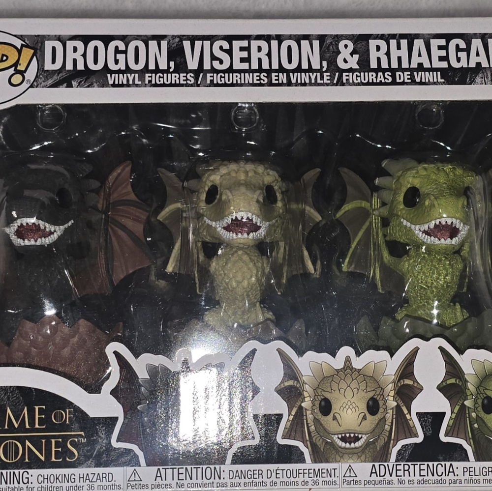 Game of Thrones Dragons 3 Pack Drogon, Viserion & Rhaegal Funko POPS - NEW!